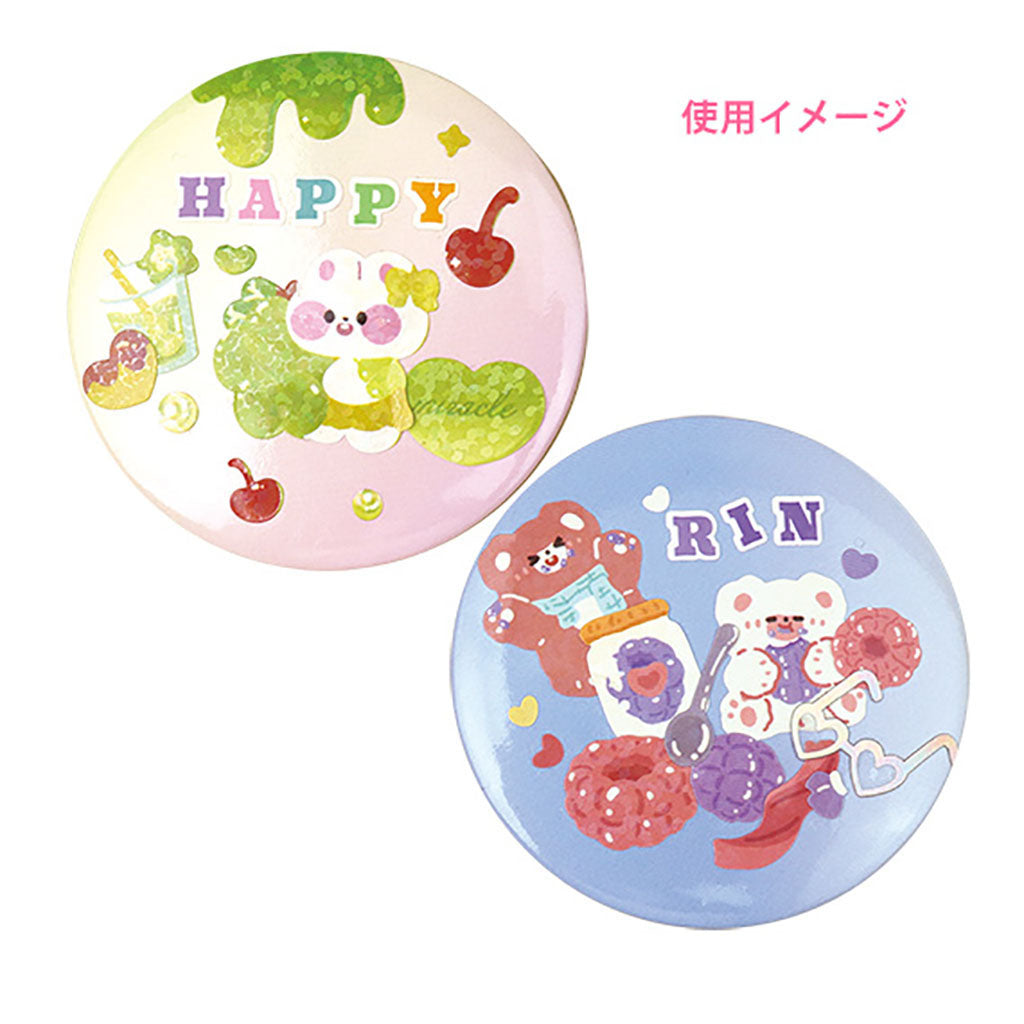 無地グラデーションカラー缶バッジ/1個売り