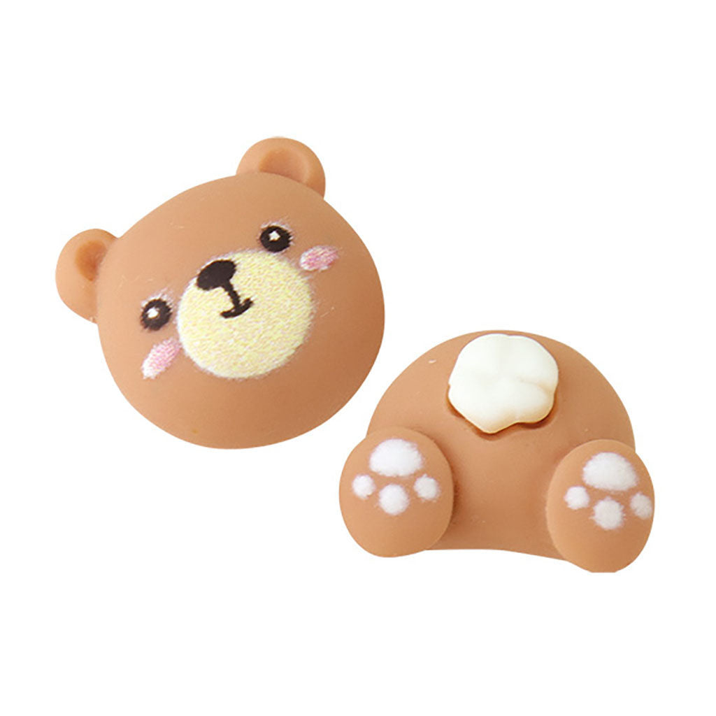 クマのお顔&お尻マグネットピアス