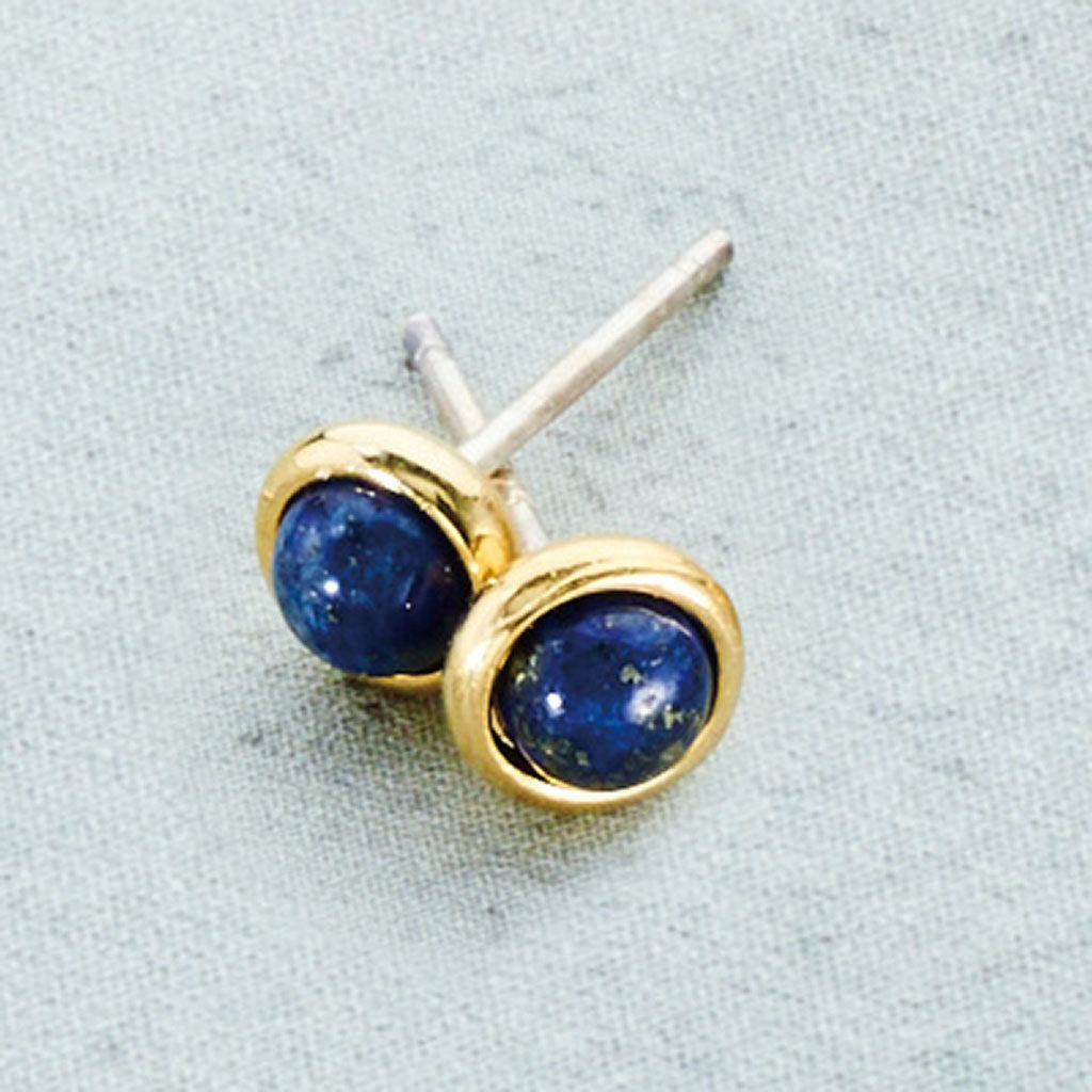 ラピス/9月/誕生石ピアス