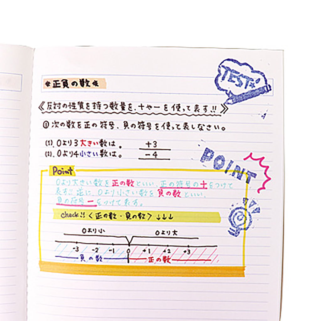 お勉強に大活躍/消しゴムスタンプセット