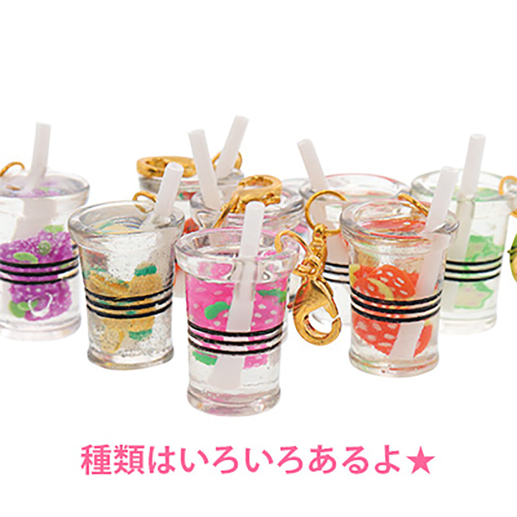 フルーツジュース風ジッパーチャーム/1個売り