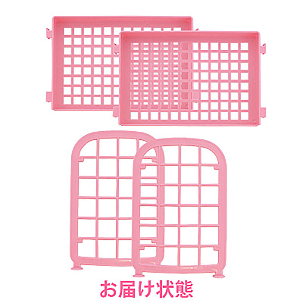 ピンク/組み立て式ラック