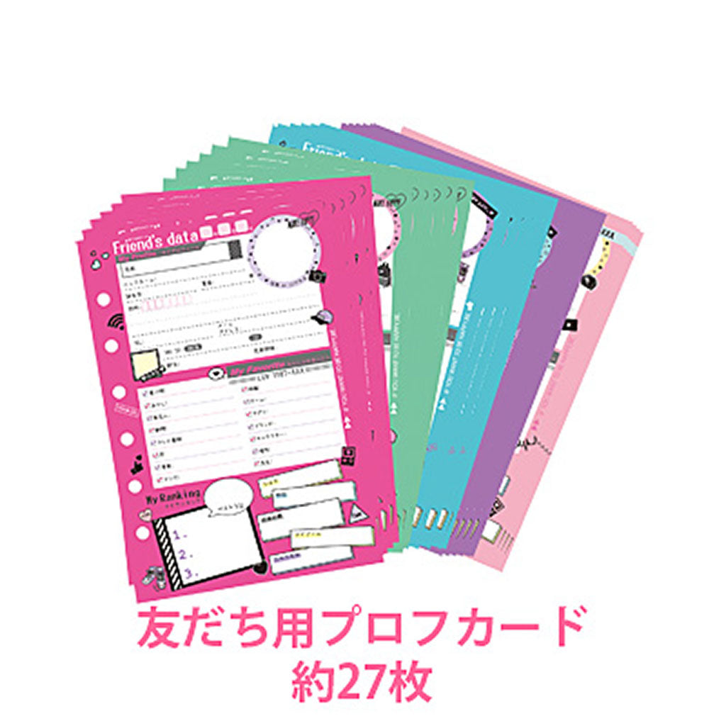 ストリート風/バインダータイププロフィール帳