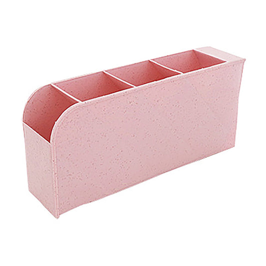 ピンク/ななめ仕切りのペンスタンド