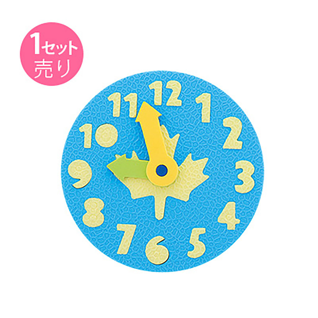 スポンジ時計型パズル/1セット売り