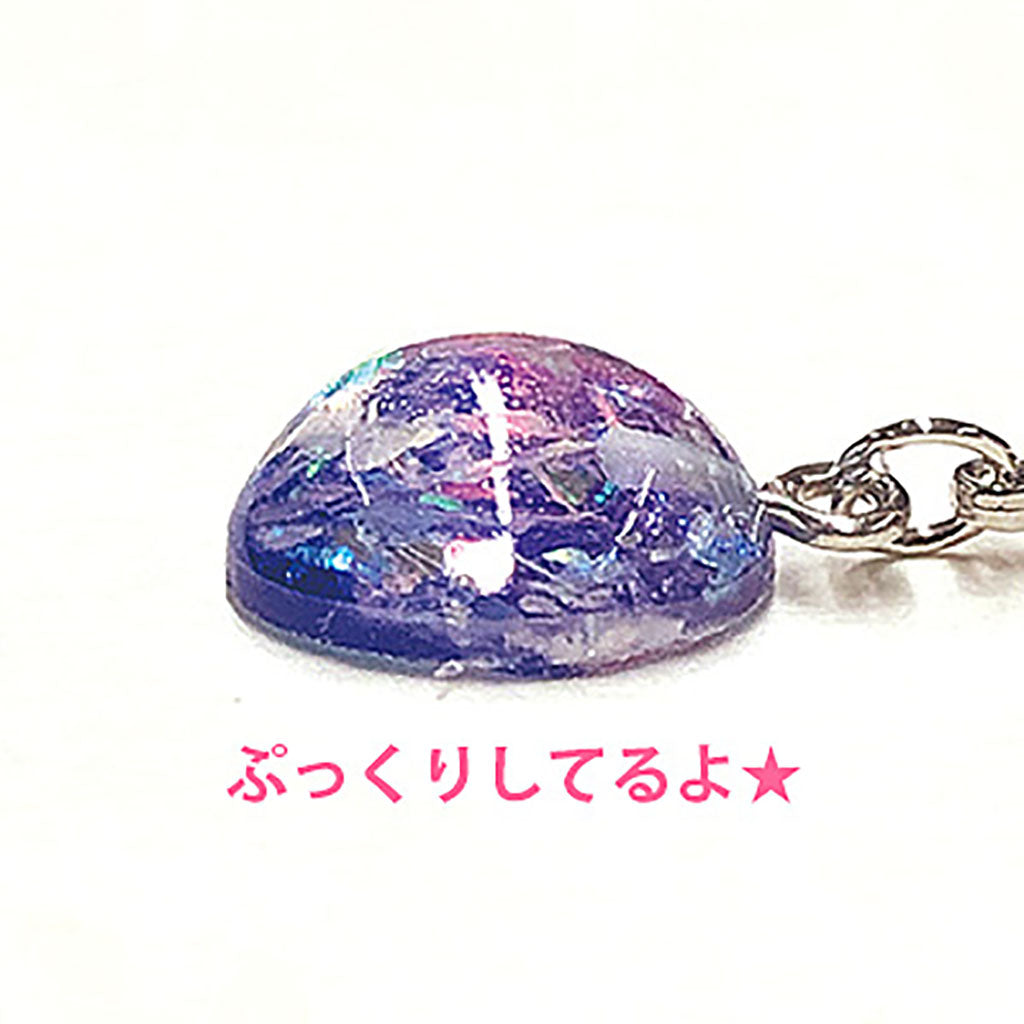 キラキラぷっくり丸型ジッパーチャーム/1個売り