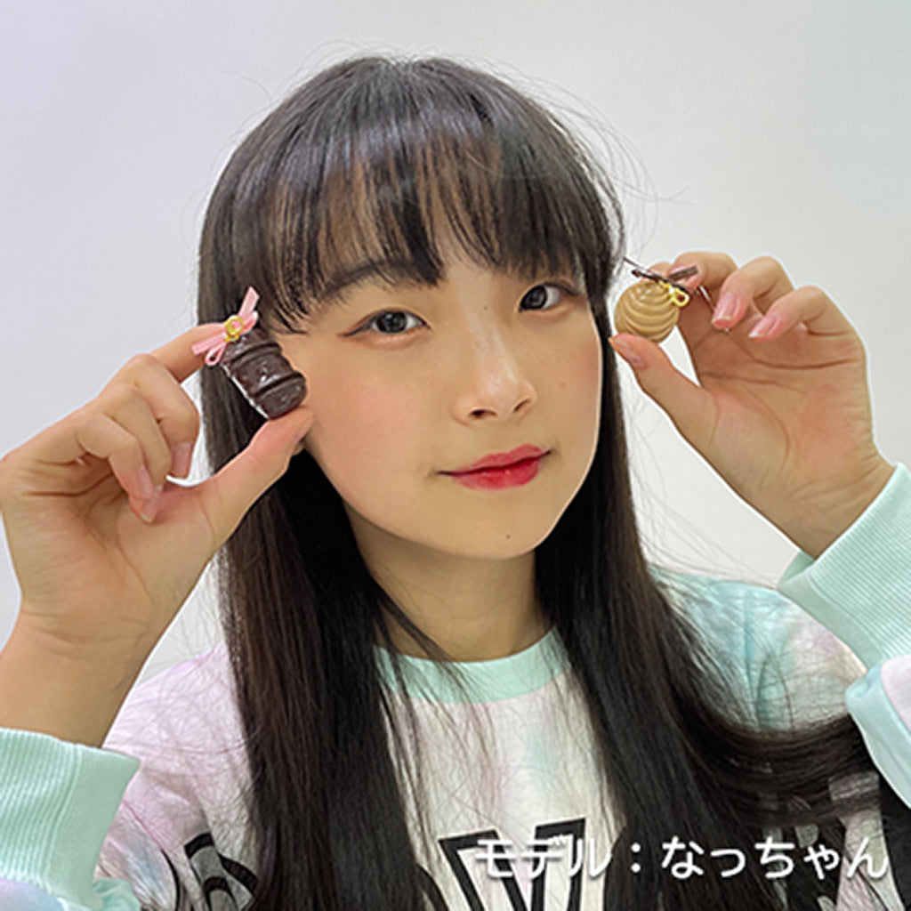 リボン付きチョコレートジッパーチャーム/1個売り