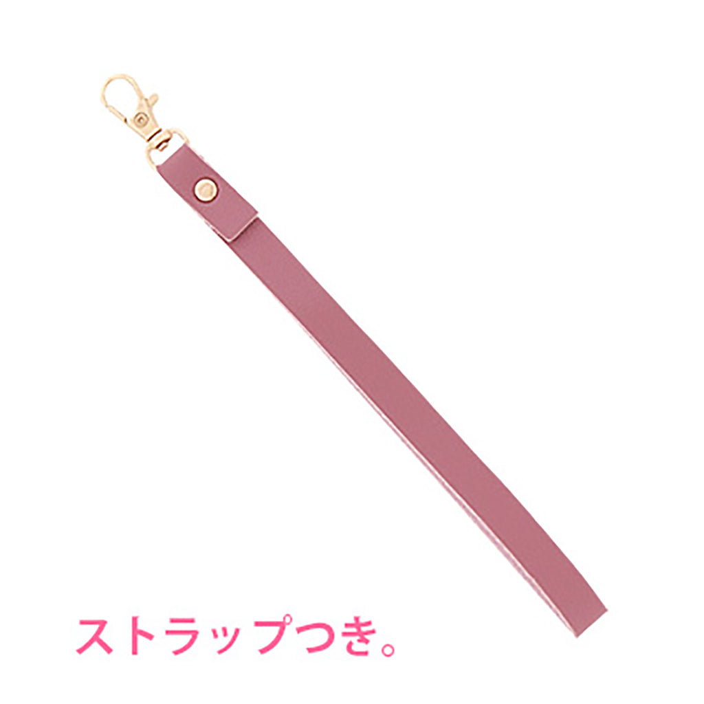 ラメピンク/タッセル&ストラップ付き長財布/1個売り