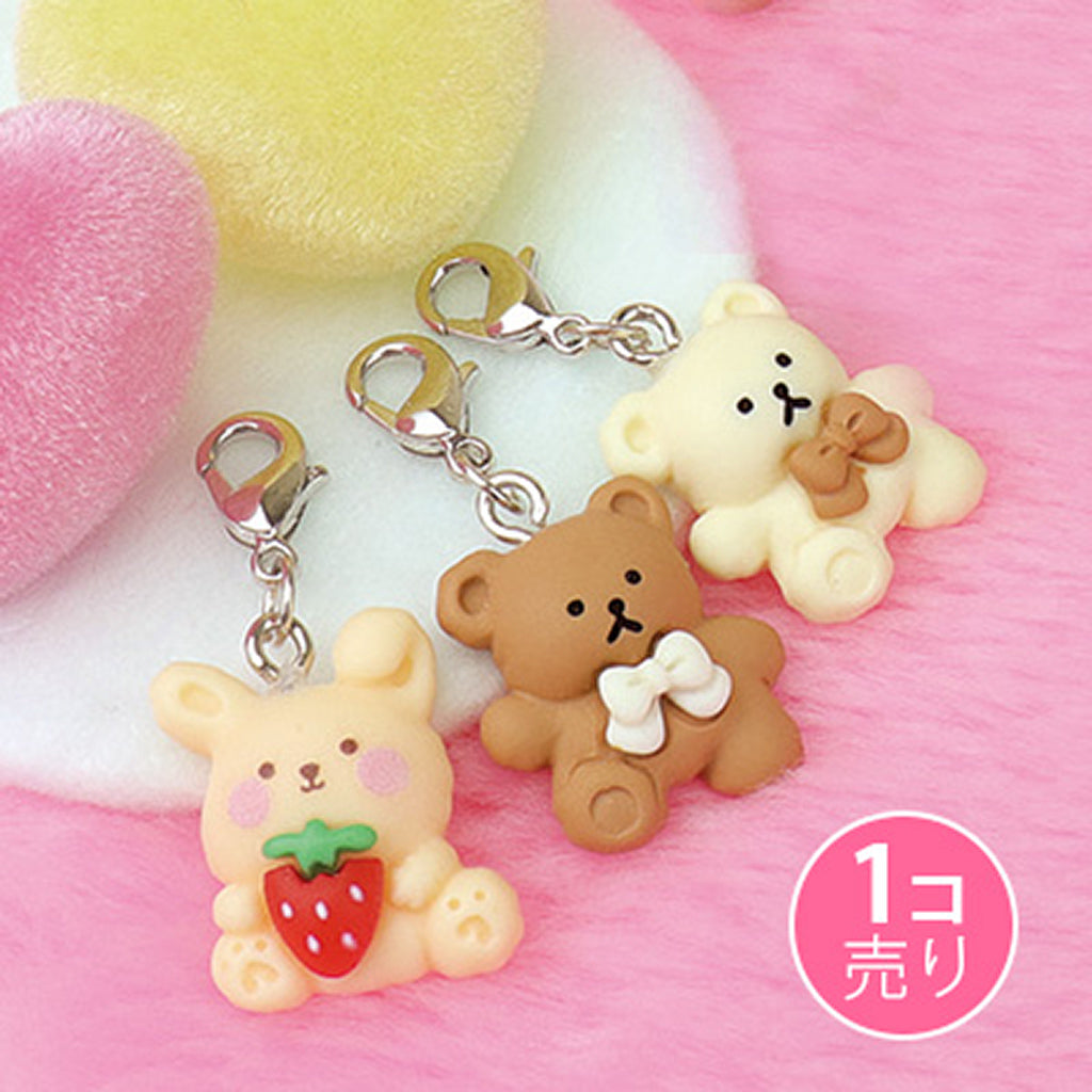 マットカラー/アニマルジッパーチャーム/1個売り