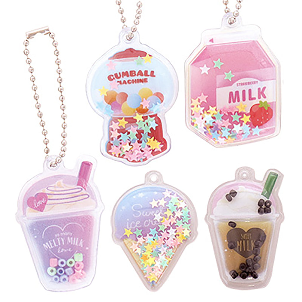 シャカシャカシールキーホルダー作成セット/1セット売り