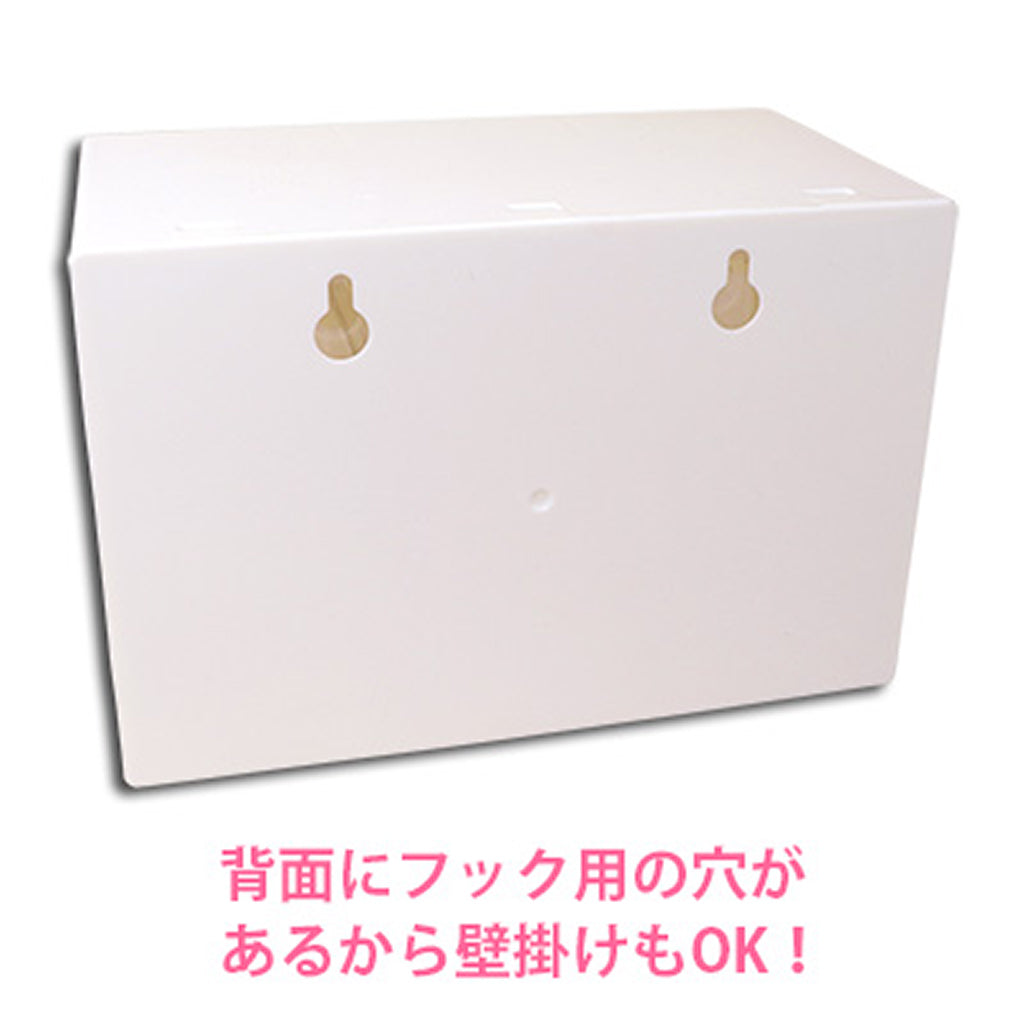 白/引き出し9個の卓上収納ボックス