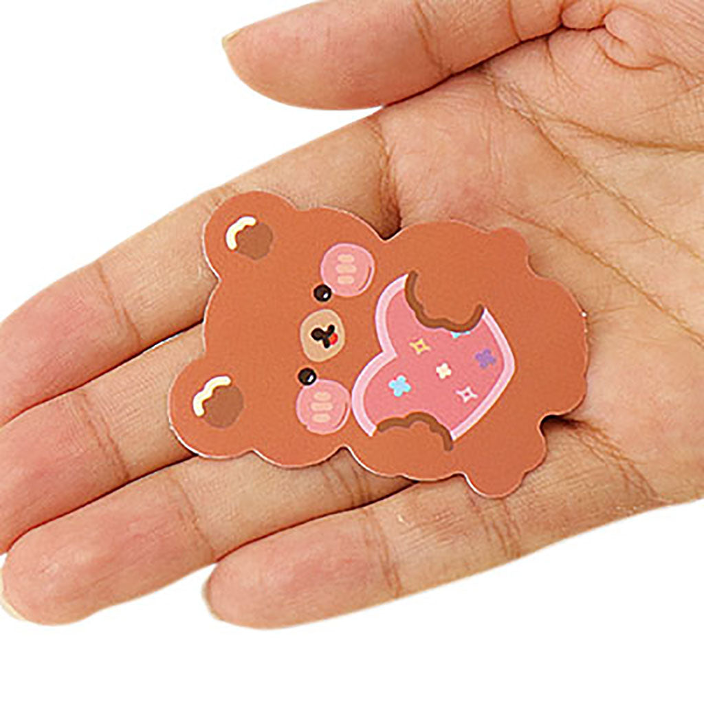 クマいろいろデザインカットシール/5枚セット