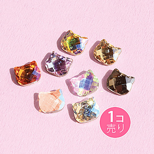 キラキラネコのお守りストーン/1個売り