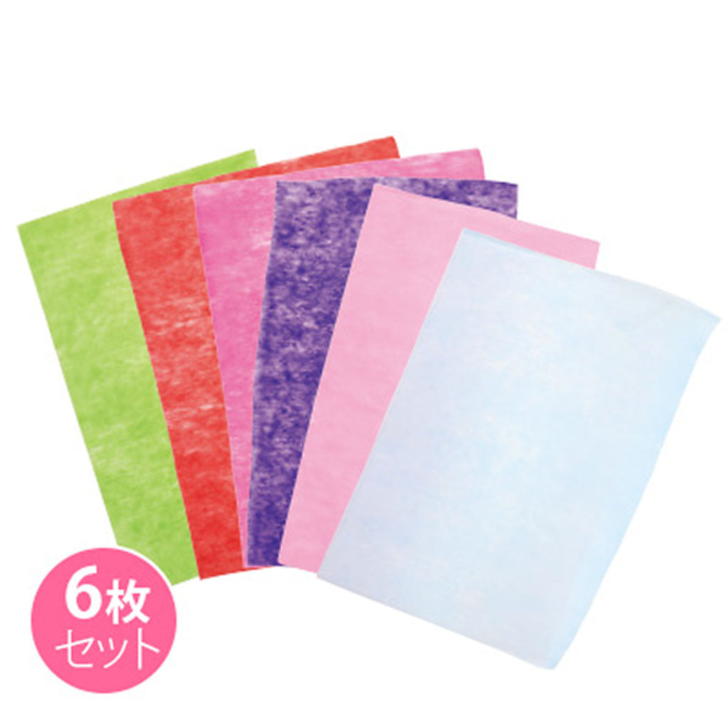 カラー不織布シート/6枚セット