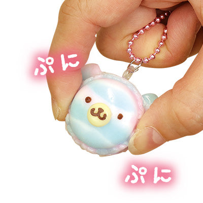 マーブル/アニマルマカロンキーホルダー/1個売り
