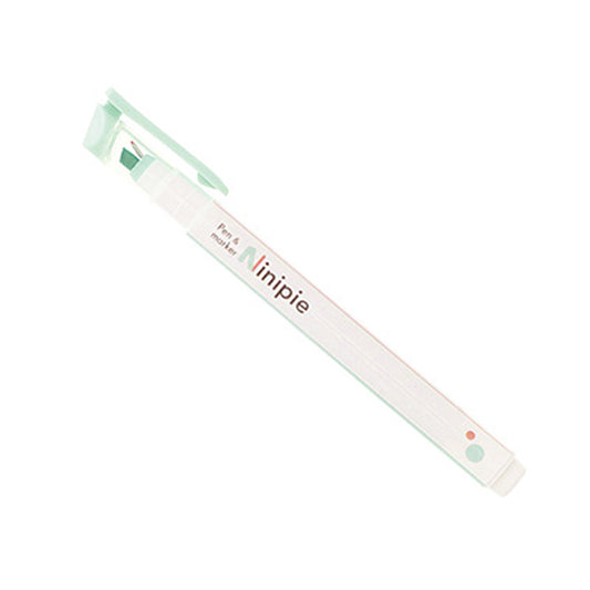 ライトグリーン&ピーチピンク/ペン&マーカー/ニニピー