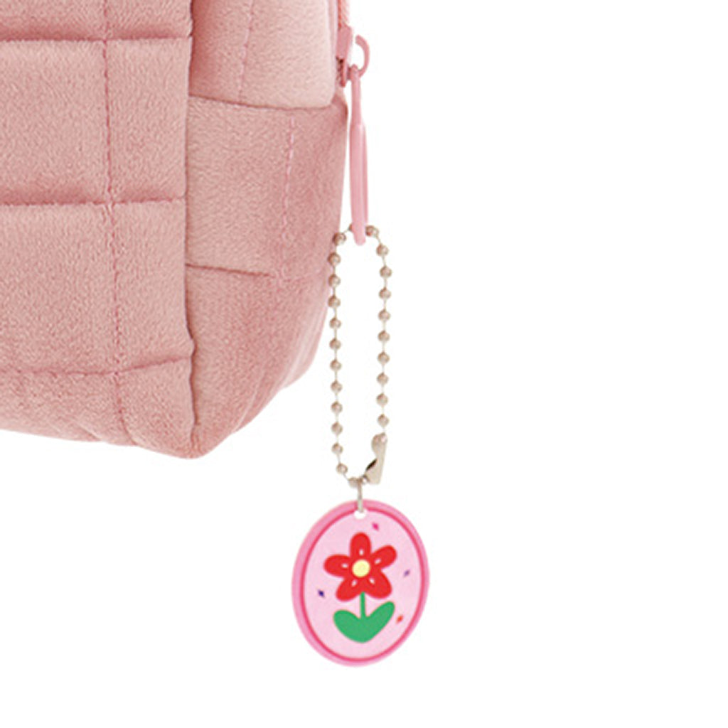 シェル風かわいいお花のキーホルダー/1個売り