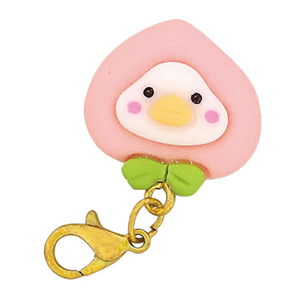 かぶりものアヒルのジッパーチャーム/1個売り