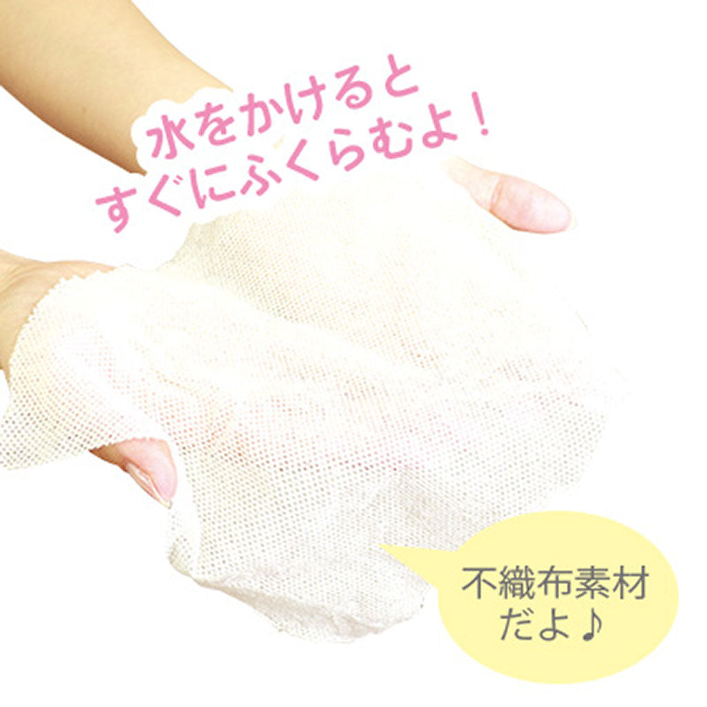 使い捨て水で戻す圧縮ミニタオル/5個セット