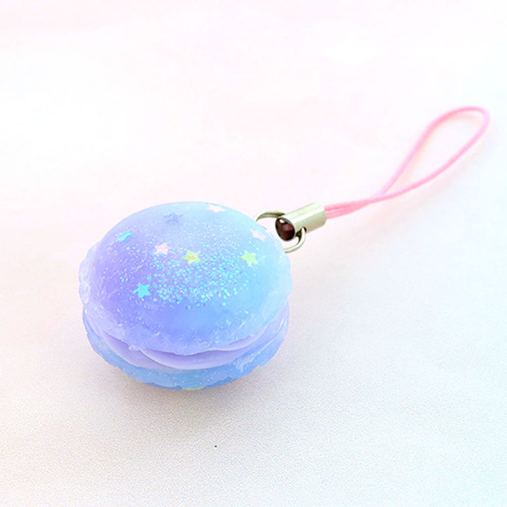 ラメ&星付き/グラデーションマカロンストラップ