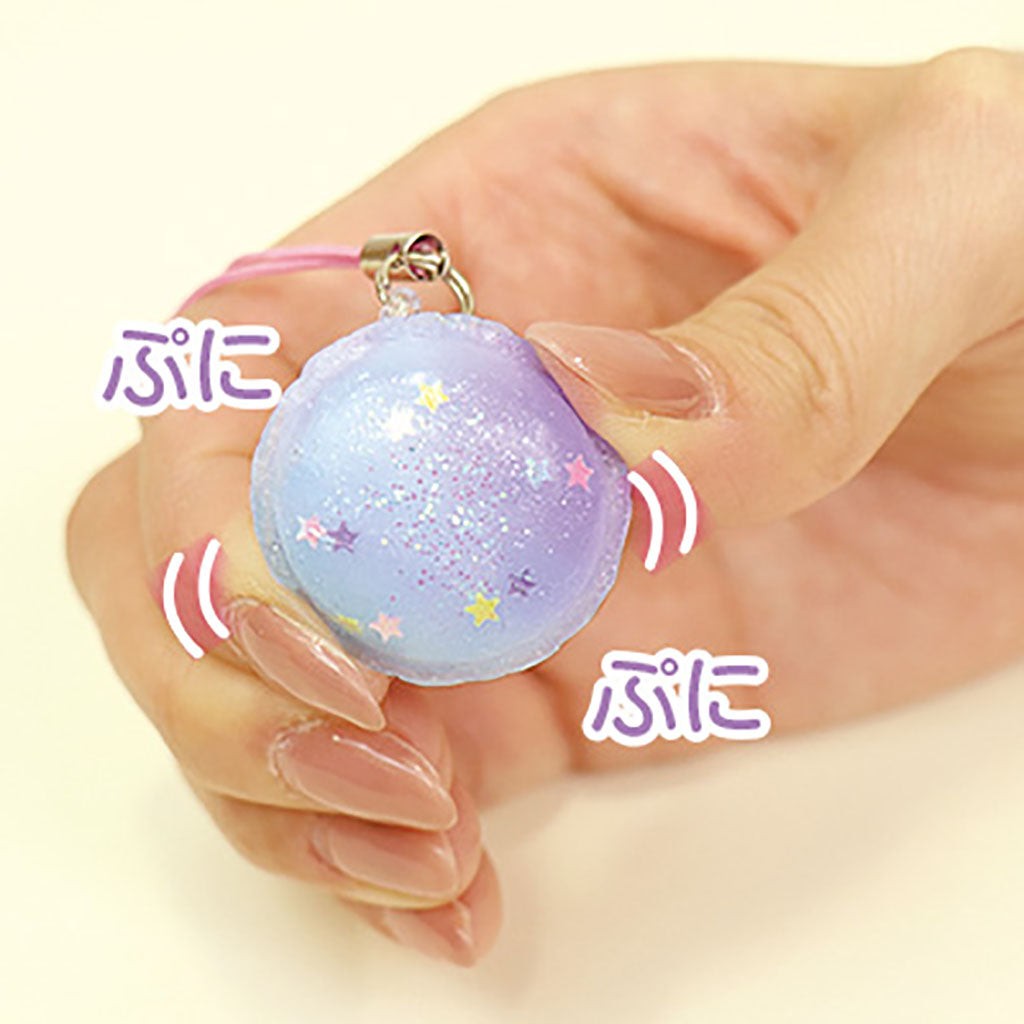 ラメ&星付き/グラデーションマカロンストラップ