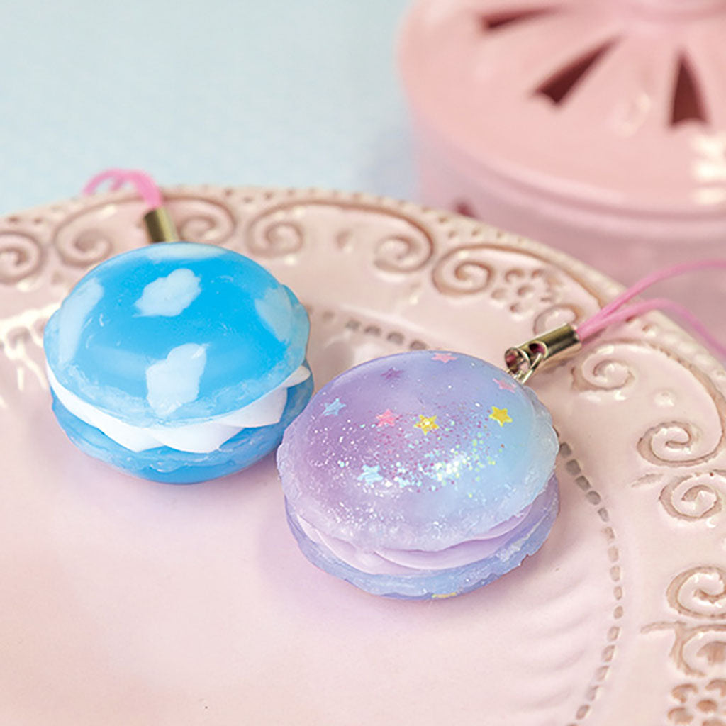 ラメ&星付き/グラデーションマカロンストラップ