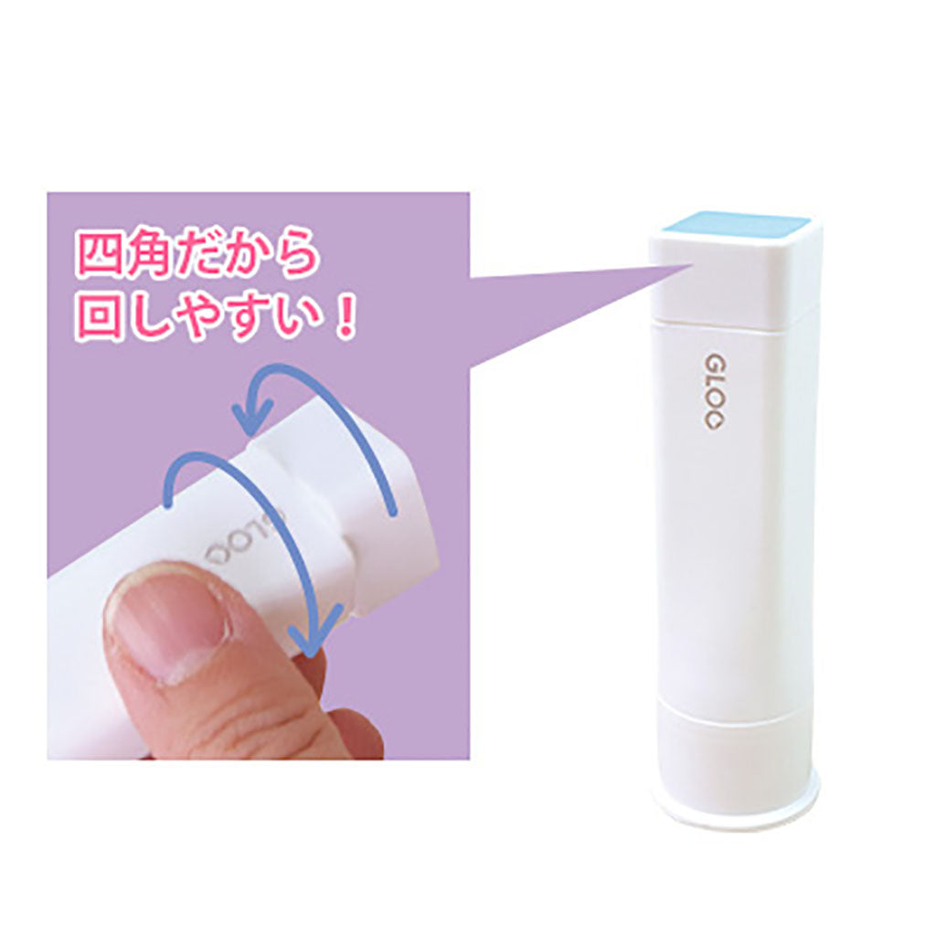 色が消える角型スティックのり/GLOO