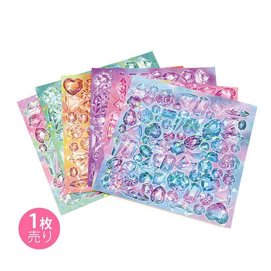 ビジュー風カットストーンシール/1枚売り