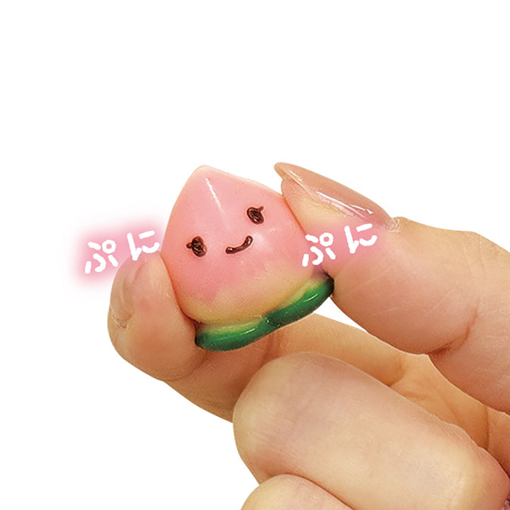 ピンク/ぷにぷににっこり桃ちゃんオブジェ