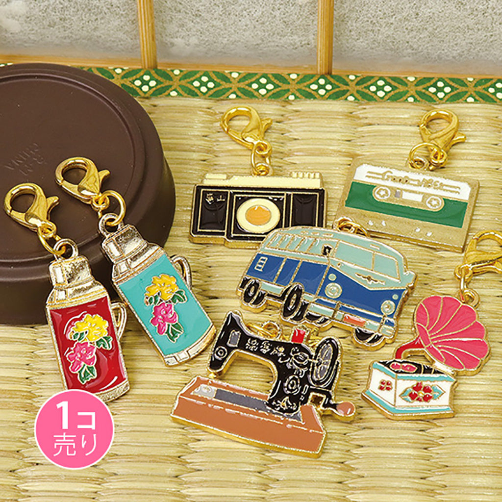 昭和レトロアイテムジッパーチャーム/1個売り