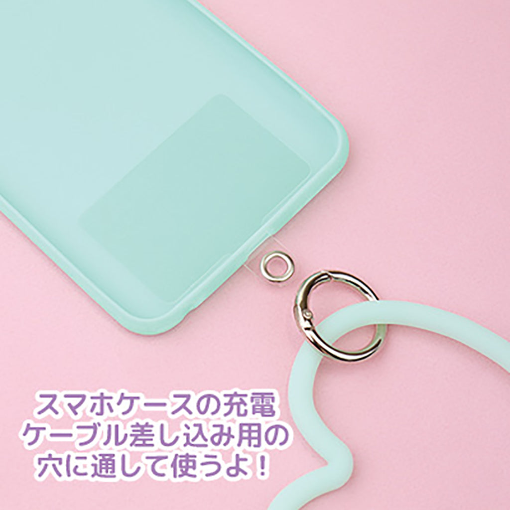 落下防止ハート型スマートフォンストラップ/1個売り