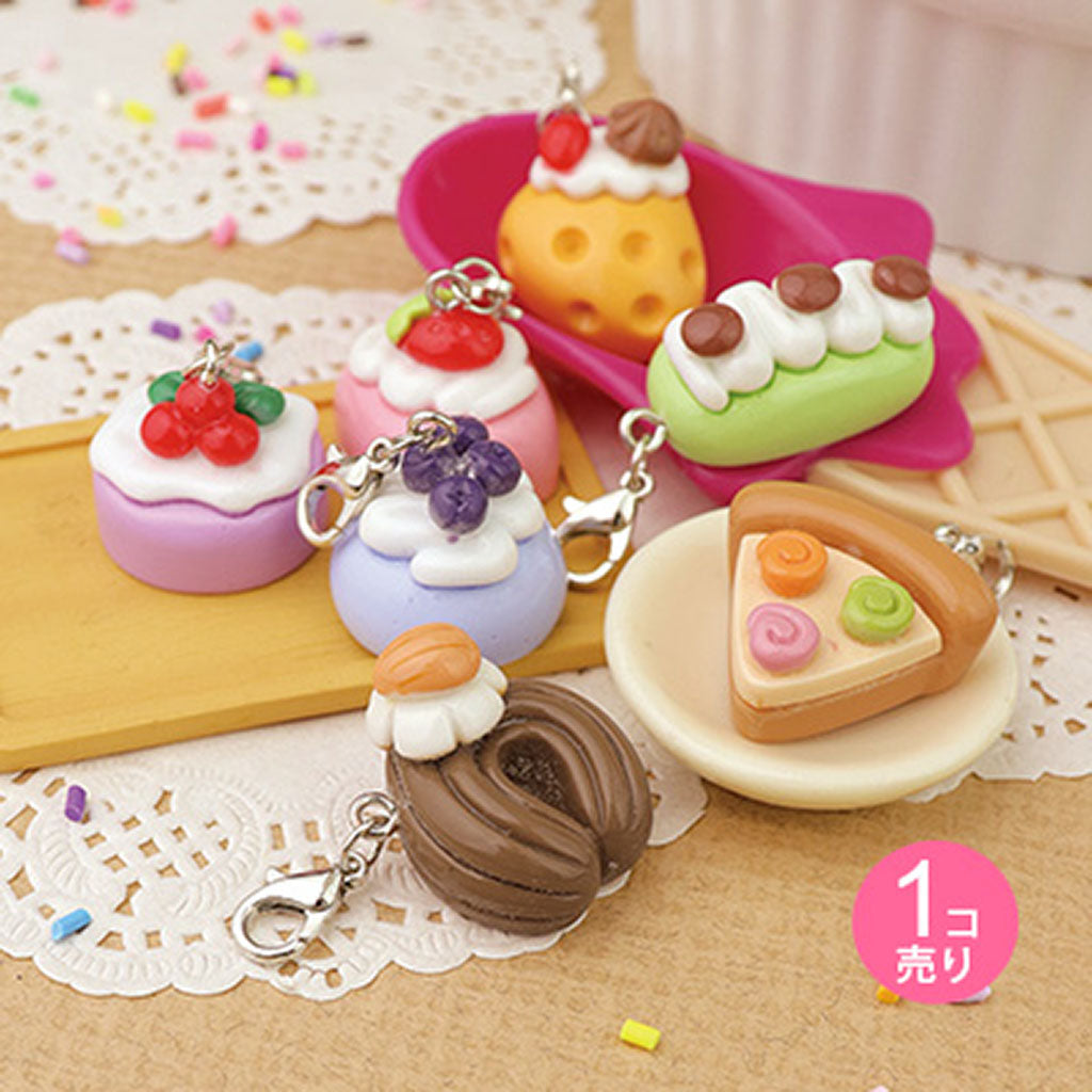 カラフルケーキ&スイーツジッパーチャーム/1個売り