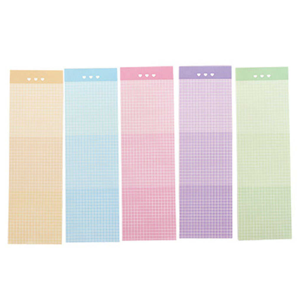 グラデーション風方眼ロングメモ/1個売り