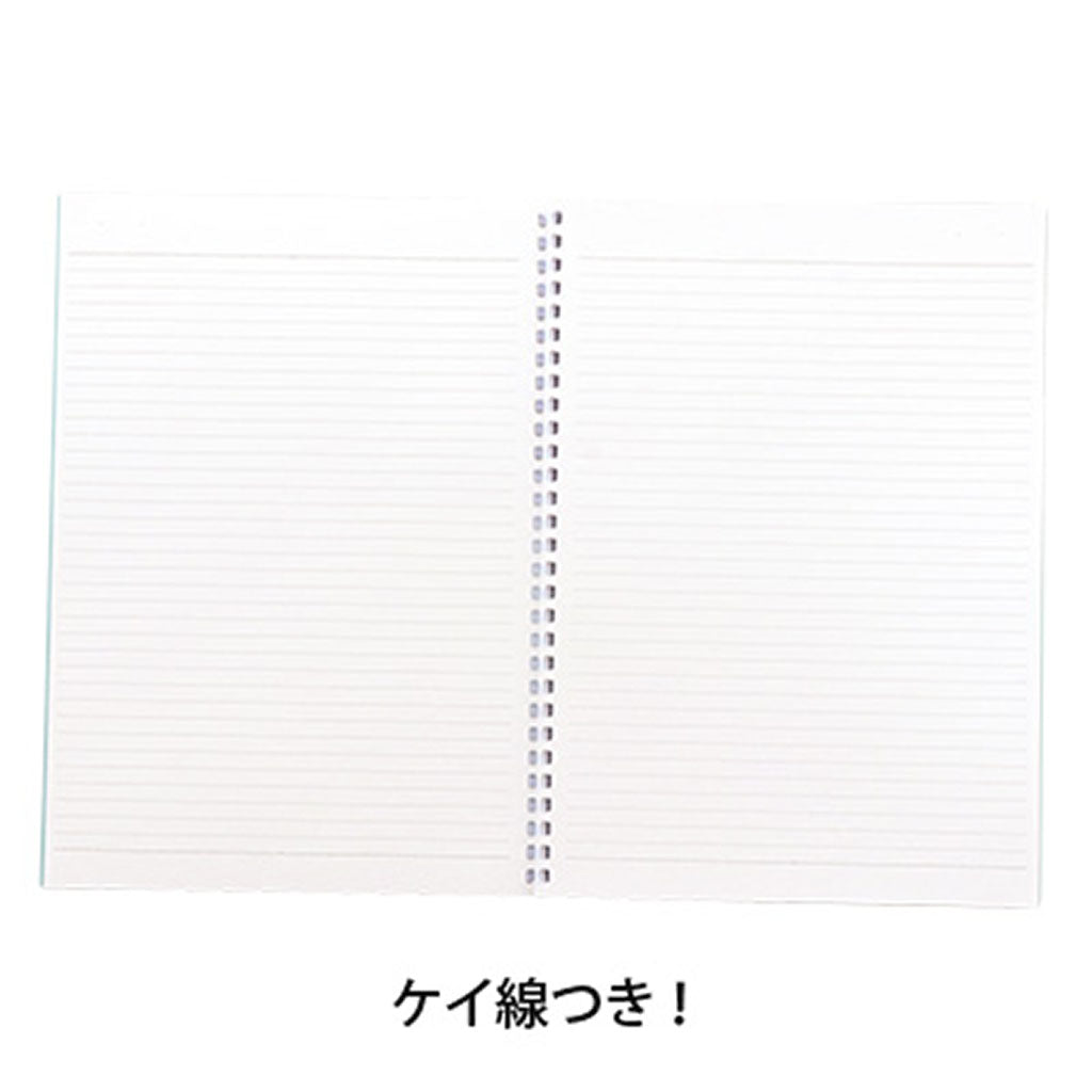 ピンク/やわらかリングのオープンポケット付きノート/ソフィーチェ