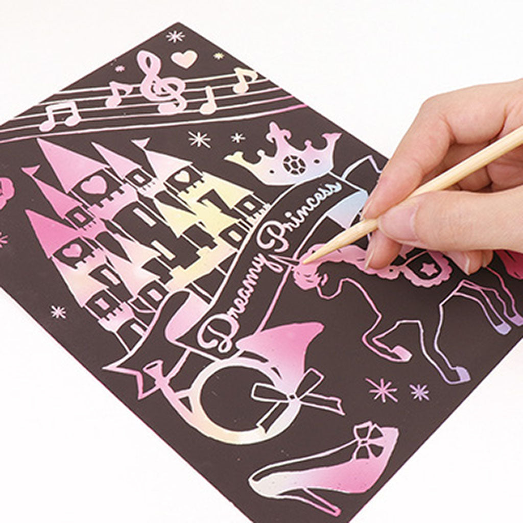 下絵つきレインボースクラッチセット/1セット売り