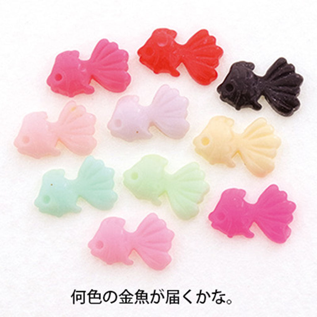 金魚入り巾着キーホルダー作成キット/1セット売り