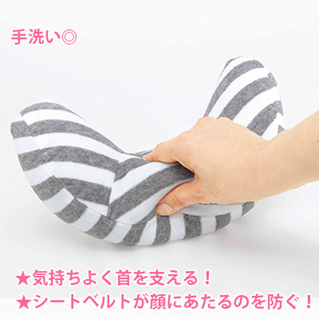 グレーボーダー/シートベルトクッション