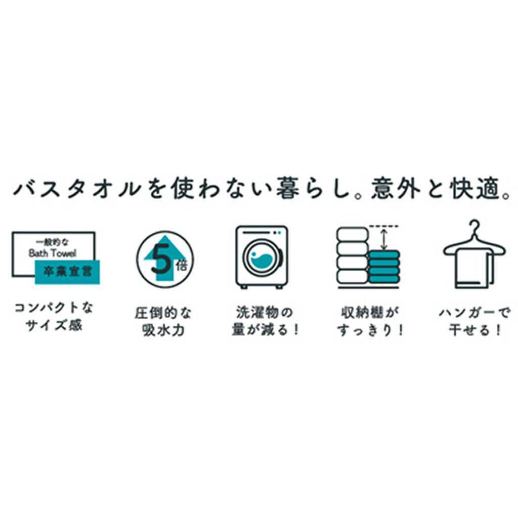 パールグレー/バスタオル卒業宣言