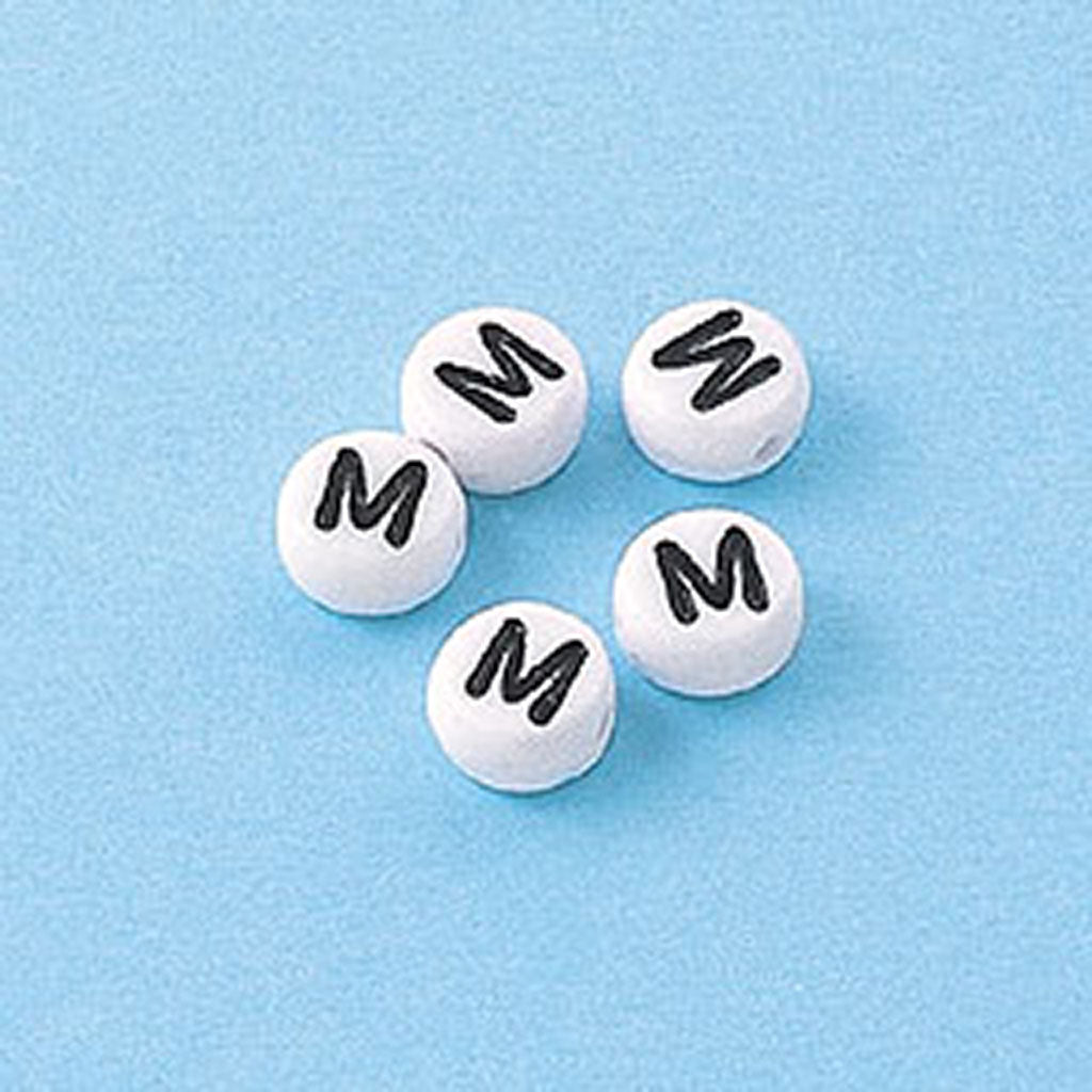 M/アルファベットビーズ/5個セット