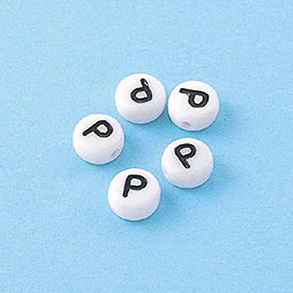 P/アルファベットビーズ/5個セット