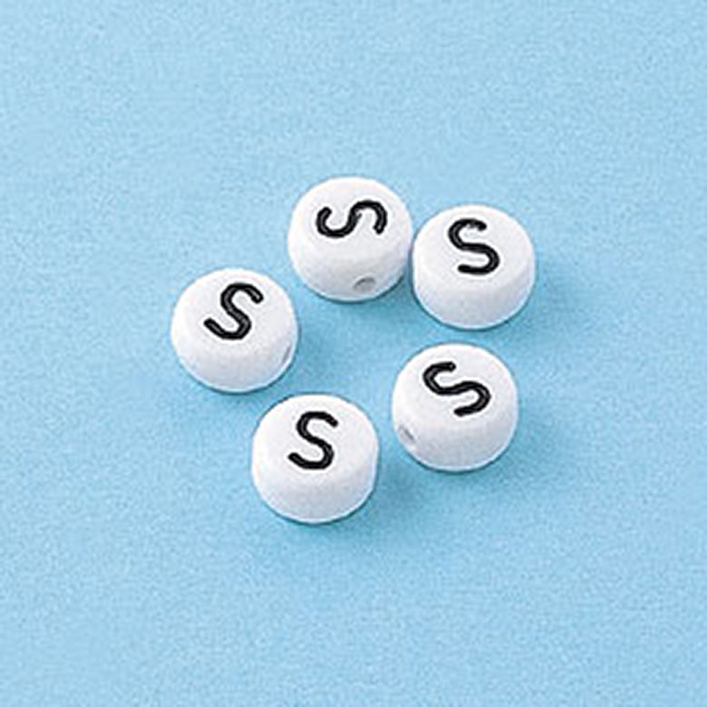 S/アルファベットビーズ/5個セット