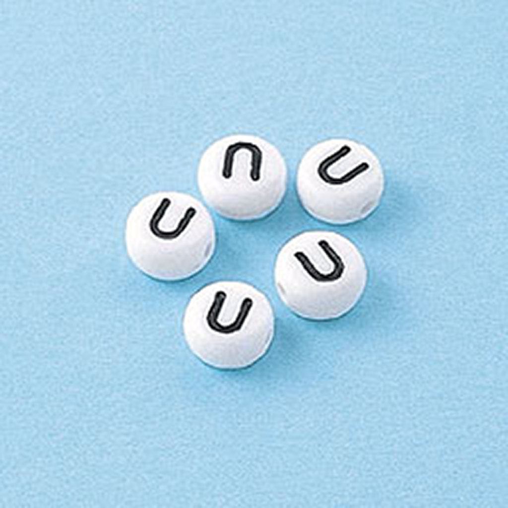 U/アルファベットビーズ/5個セット