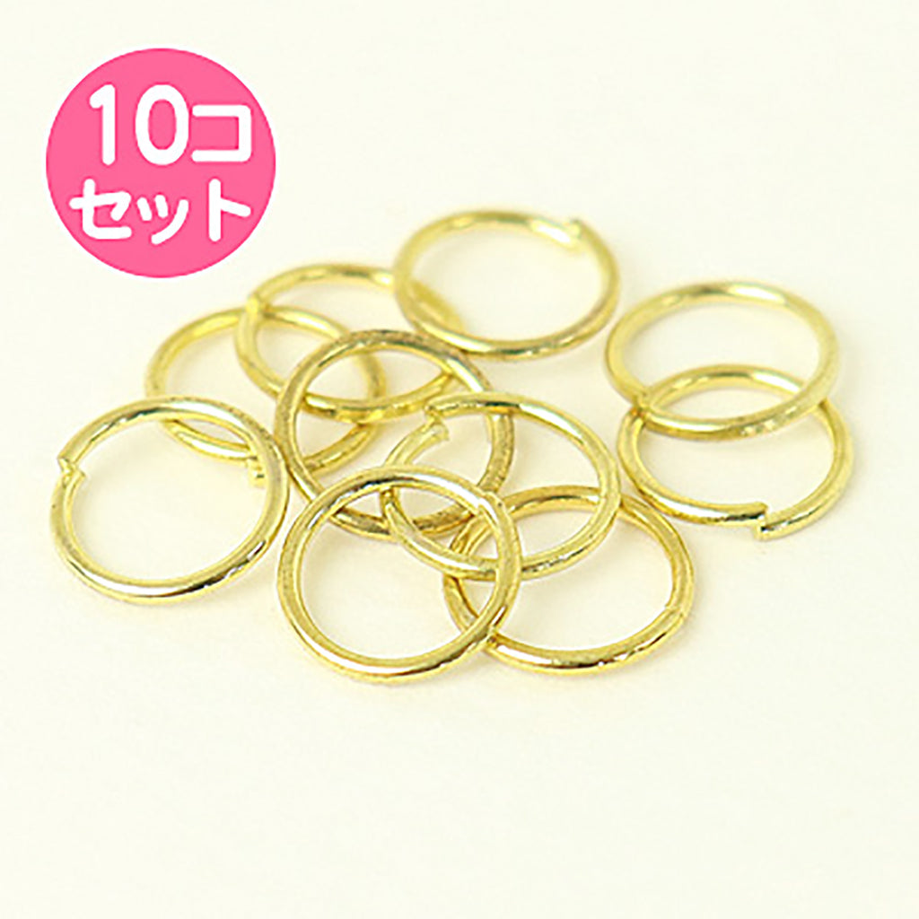 金色/8mm丸カン10個セット