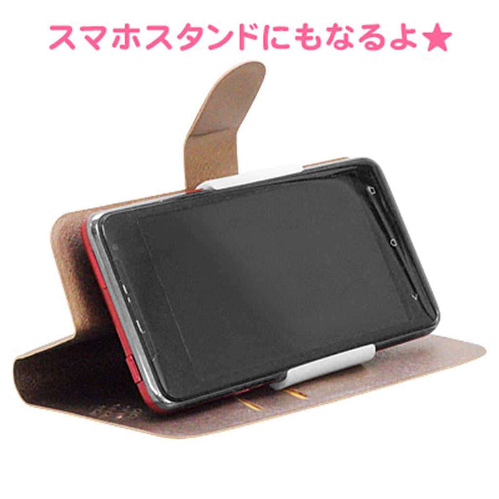 茶色/多機種対応スマートフォンケース