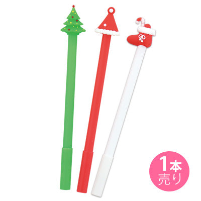 クリスマスモチーフつきペン/1本売り