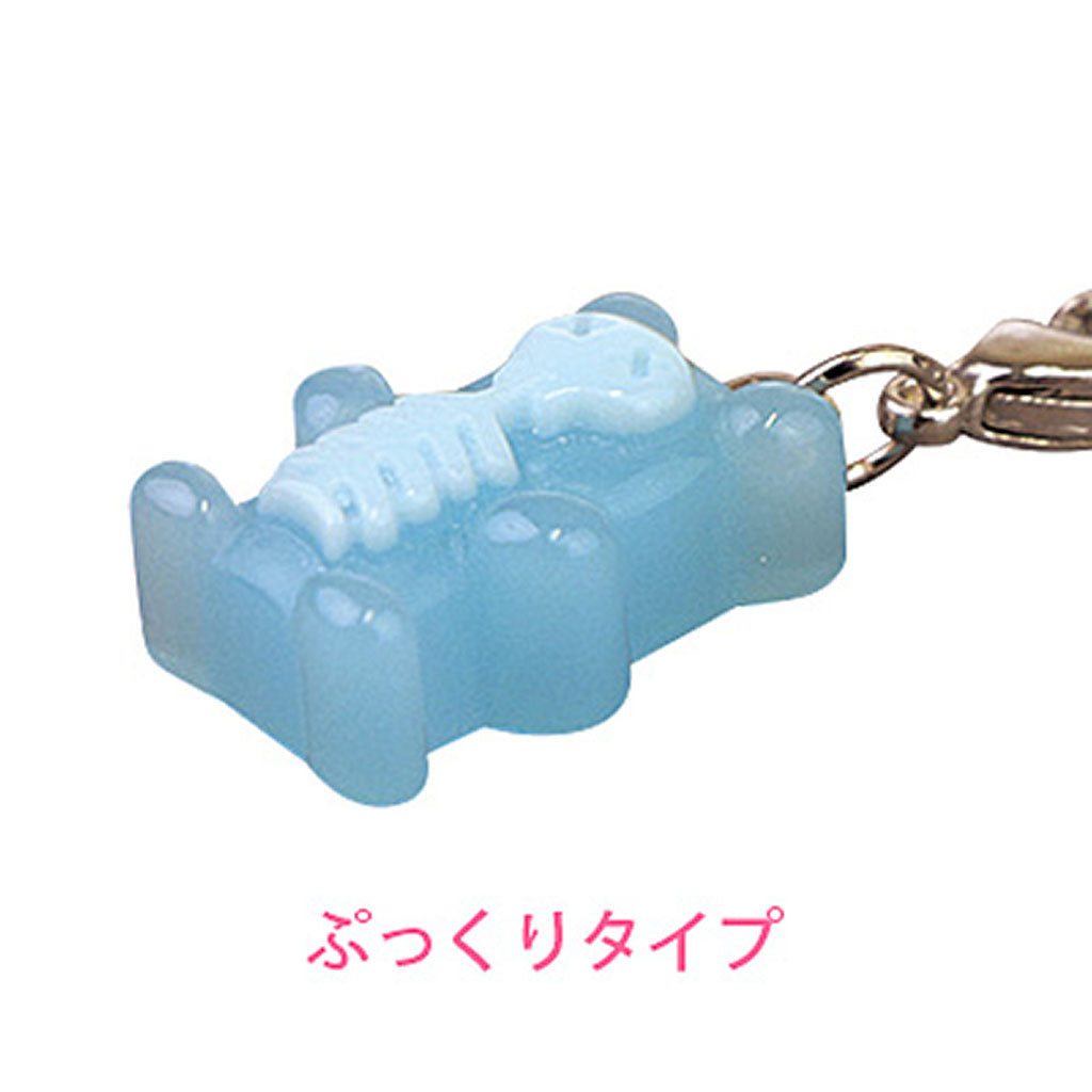 クマ型ガイコツジッパーチャーム/1個売り