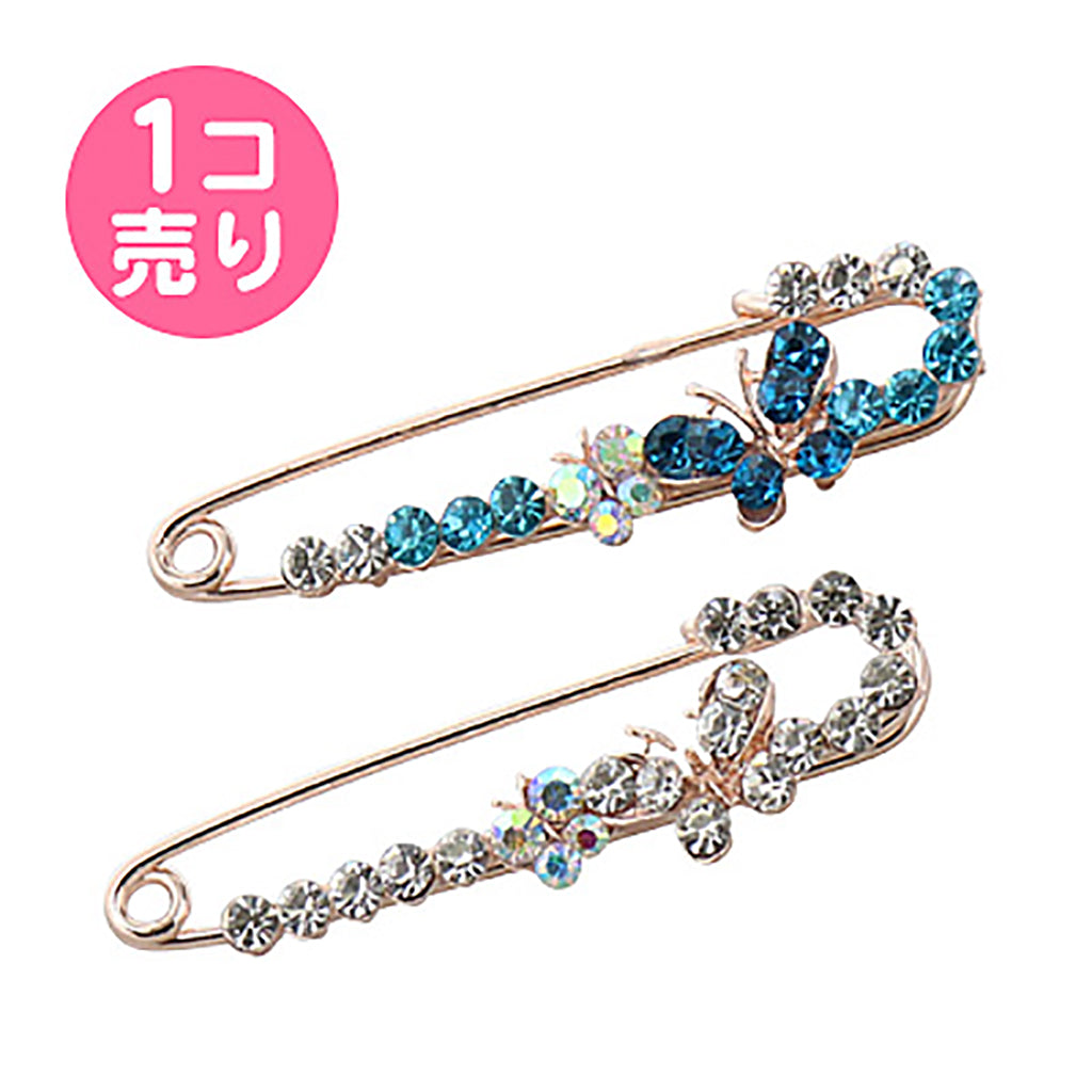ストーンが豪華なブローチ/1個売り
