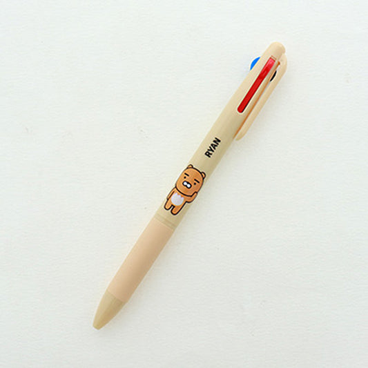 ライアン/カカオフレンズ3色ボールペン