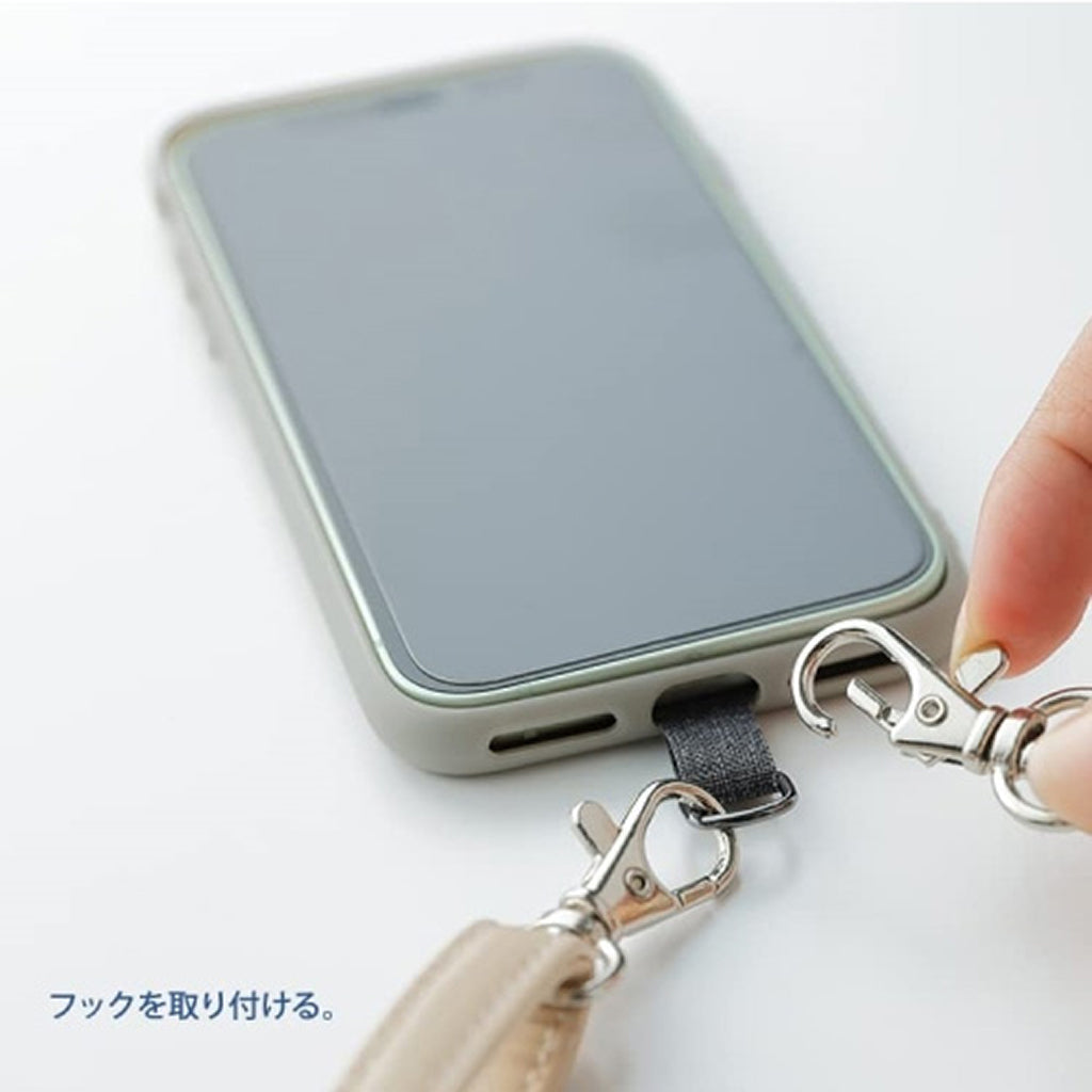 ブラウン/簡単・便利スマショルダー/スマホショルダー