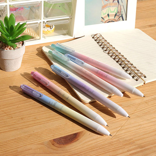 英字入りパステルグラデーション水性ボールペン/1本売り